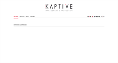 Desktop Screenshot of kaptive.fr