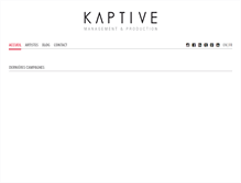 Tablet Screenshot of kaptive.fr
